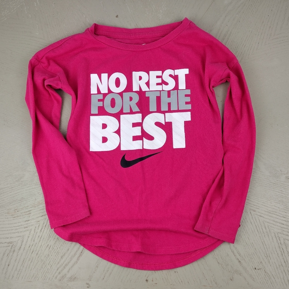 Nike Kids Pink Long Sleeve Shirt